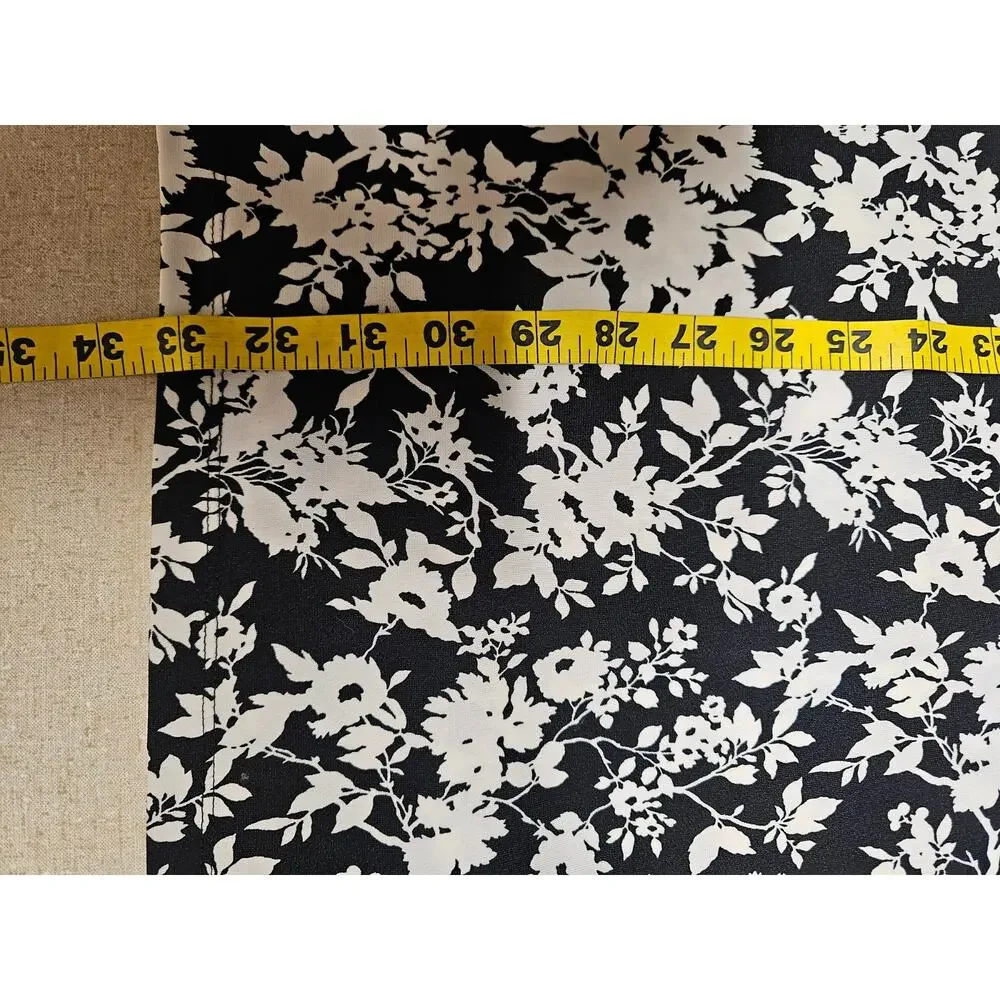 Liz Claiborne Floral Wrap Skirt Sz L Dark Cottagecore Fairy Grunge Liquid Knit